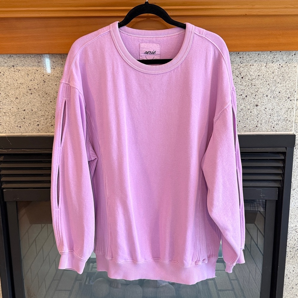 Aerie Très Chic Icy Lavender Pullover